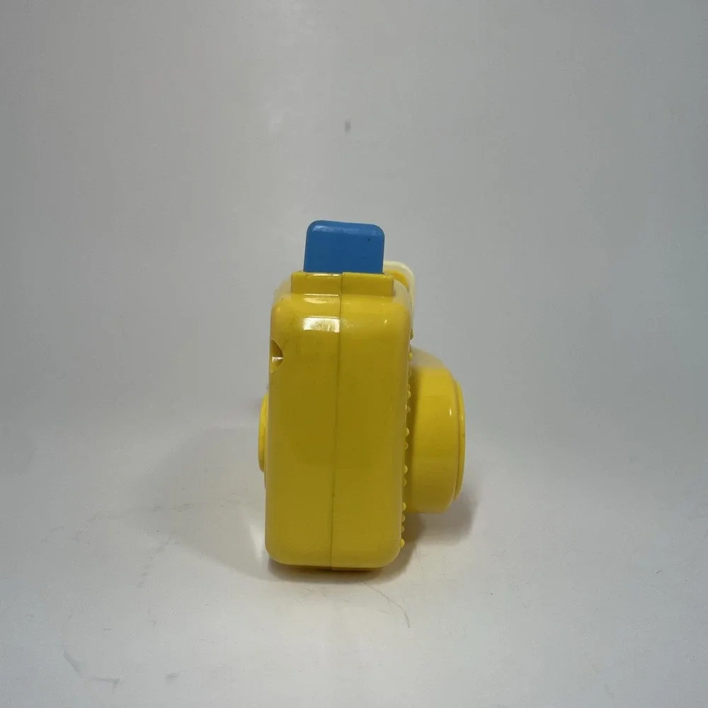Fisher Price Yellow Pretend Play Toy Camera with Red Strap - Picture 4 of 4